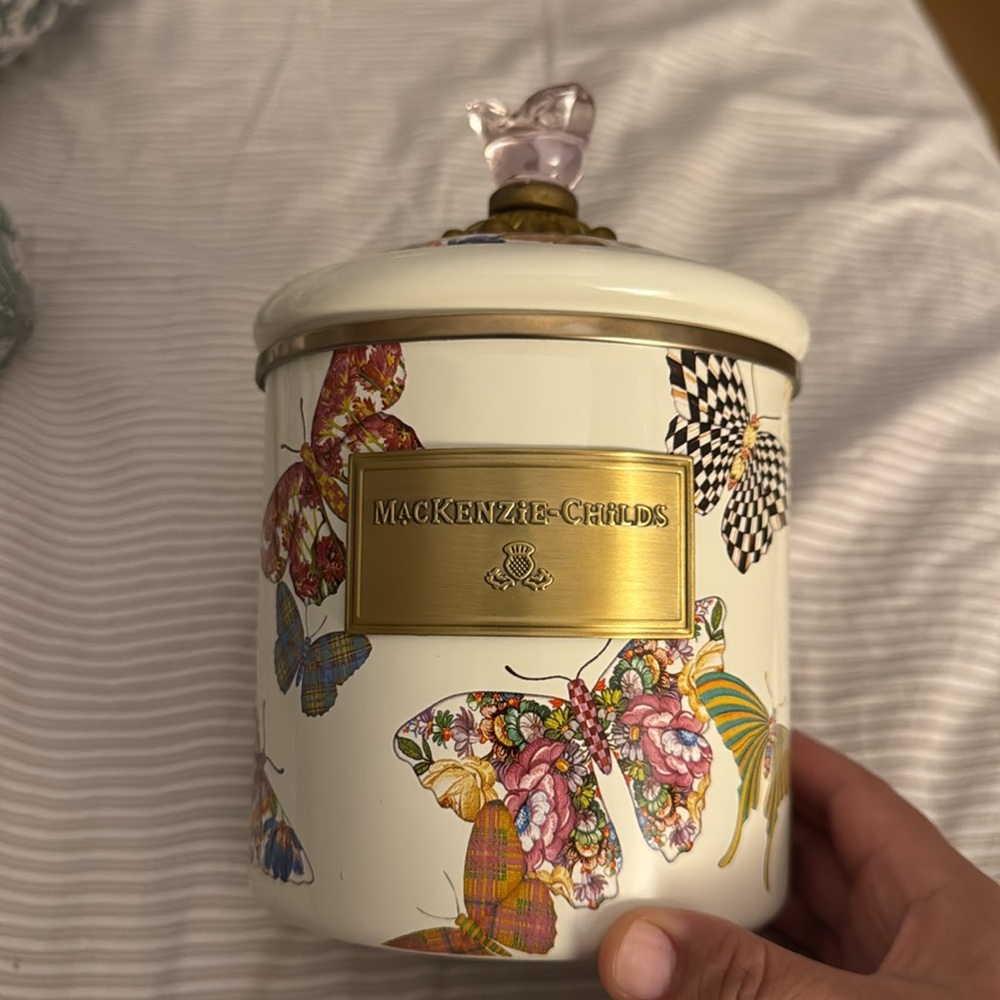 MacKenzie-Childs Butterfly Canister